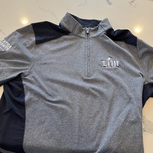 Cutter and Buck medium SUPER BOWL LIII sweater